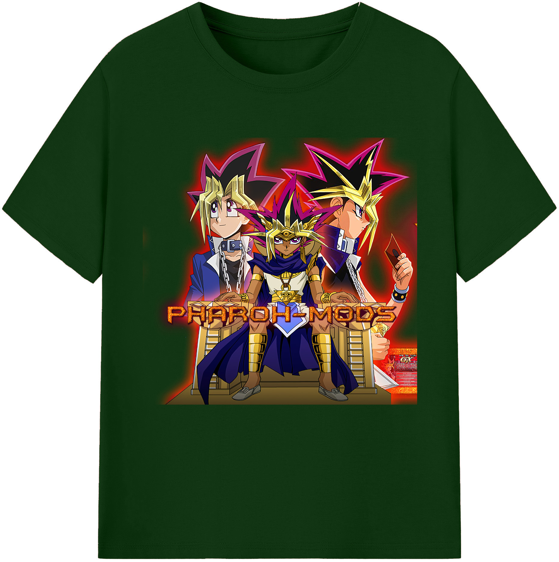 （画像用） 遊☆戯☆王 Yu-Gi-Oh! 綿100％半袖Tシャツ（フロントプリント）